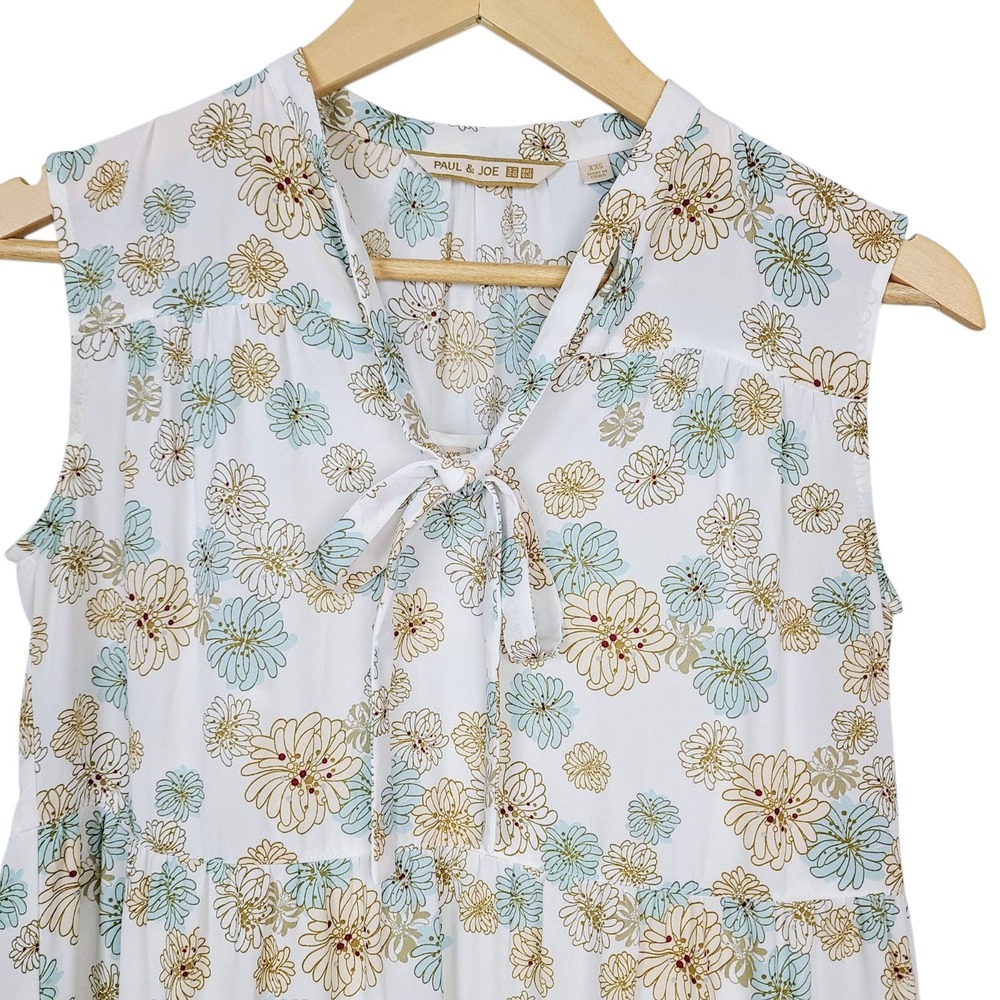 Paul & Joe Pastel Floral Maxi Dress XXS Cottagecore Romantic Prairie